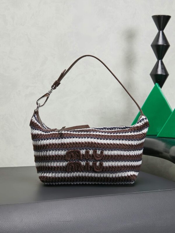 sy_no_C0892F2C808AB5A585367C5AB36C52FF_0 Miu Miu Women's Mini Crochet Shoulder/Handbag