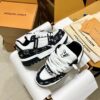 Louis Vuitton LV Skate Black Monogram & White Retro Skate Sneakers