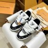 Louis Vuitton LV Skate Black Monogram & White Retro Skate Sneakers