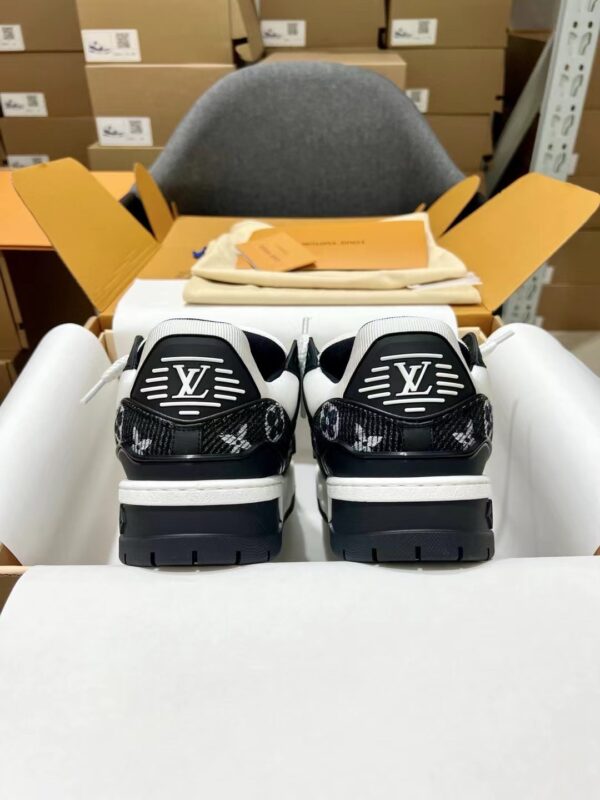 Louis Vuitton LV Skate Black Monogram & White Retro Skate Sneakers