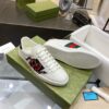 sy_no_C1D52799ADB565A52A10331F7A50462F_4 Gucci Ace Embroidered Kingsnake Sneaker – White / Multicolor