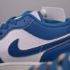sy_no_C1E23A195B3DA36F4AF5E3EBC7E78F75_7 Air Jordan 1 Low – White / Deep Blue Retro Sneakers