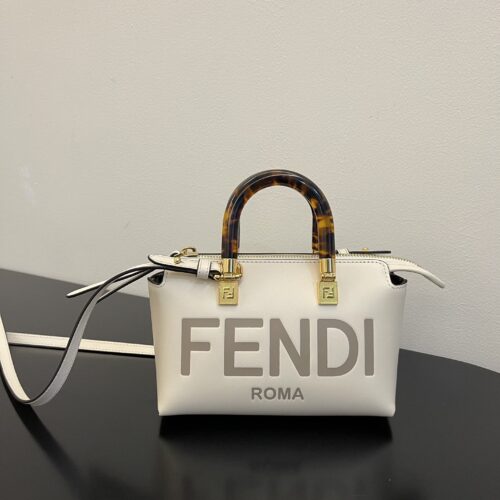 Fendi Mini By The Way Bag – White