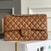sy_no_C32B575946C15DCAF6AA731844C03C74_0 Caramel Brown Quilted Lambskin Classic Flap Bag