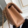 sy_no_C32B575946C15DCAF6AA731844C03C74_3 Caramel Brown Quilted Lambskin Classic Flap Bag