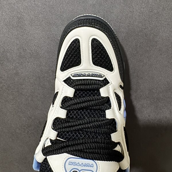sy_no_C340483BC5F473360AE8A242100A5796_4 Black, White & Ice Blue Retro Skate Sneakers