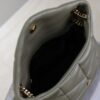 sy_no_C3E4E8902D51C97EEA5D06BE449B6063_8 YSL Loulou 29cm Quilted Chain Bag – Wheat Green