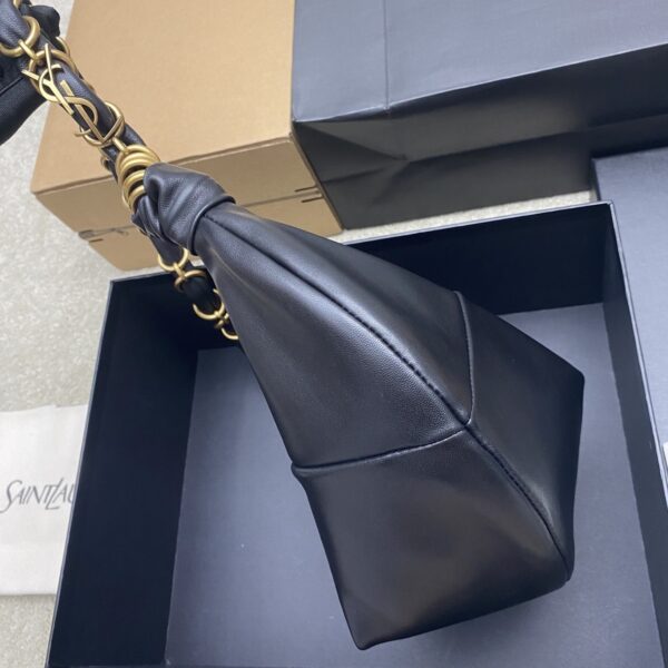 sy_no_C512EF91BB322625981DE3118A14DCA2_2 YSL Amalia Medium Crescent Bag – Black Lambskin & Gold
