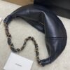 sy_no_C512EF91BB322625981DE3118A14DCA2_8 YSL Amalia Medium Crescent Bag – Black Lambskin & Gold