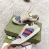 sy_no_C550B39ABC30A86F86D45FE636FFCCD4_4 Cream & Denim Blue Monogram Retro Sneakers