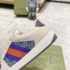 sy_no_C550B39ABC30A86F86D45FE636FFCCD4_6 Cream & Denim Blue Monogram Retro Sneakers