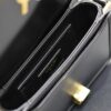 Solferino Box 19cm Bag – Black Woven & Gold-Tone Hardware