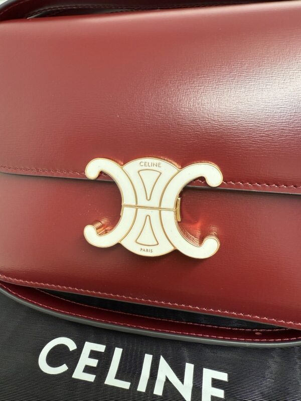 Celine Women's Teen Triomphe Calfskin Handbag / Shoulder Bag