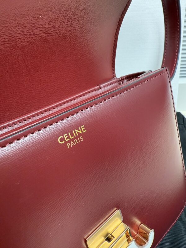 Celine Women's Teen Triomphe Calfskin Handbag / Shoulder Bag