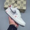 sy_no_C70EF2DECC69D62CA92F5B1A744CABF0_0 Nike Air Force 1 Low Custom Concept – Sail, Grey & Red Monogram Edition
