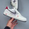 sy_no_C70EF2DECC69D62CA92F5B1A744CABF0_3 Nike Air Force 1 Low Custom Concept – Sail, Grey & Red Monogram Edition