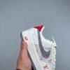 sy_no_C70EF2DECC69D62CA92F5B1A744CABF0_5 Nike Air Force 1 Low Custom Concept – Sail, Grey & Red Monogram Edition