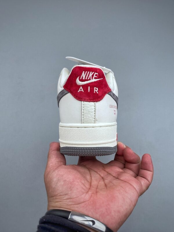sy_no_C70EF2DECC69D62CA92F5B1A744CABF0_6 Nike Air Force 1 Low Custom Concept – Sail, Grey & Red Monogram Edition