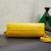 sy_no_C71ED4DE9B01117B276DCB33DD9357E4_3 Yellow Leather Front-Zip Double-Handle Shoulder Crossbody Bag