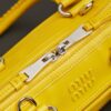 sy_no_C71ED4DE9B01117B276DCB33DD9357E4_6 Yellow Leather Front-Zip Double-Handle Shoulder Crossbody Bag