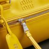 sy_no_C71ED4DE9B01117B276DCB33DD9357E4_7 Yellow Leather Front-Zip Double-Handle Shoulder Crossbody Bag