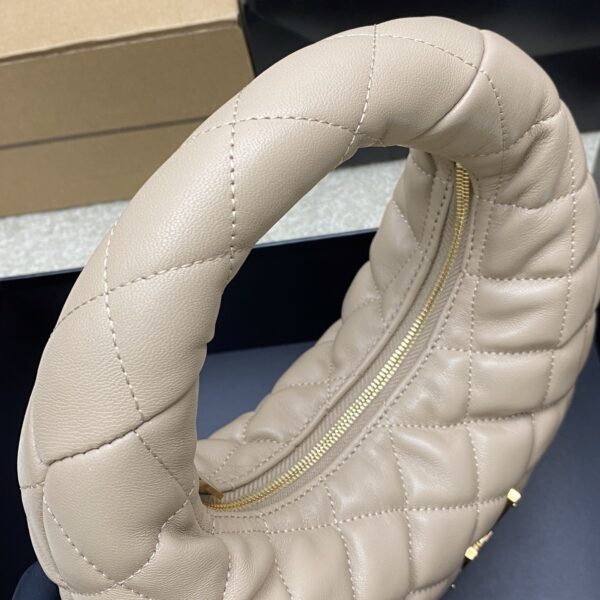 sy_no_C80A1533BAEEC97D1CA308FAAD7DDFD4_6 ICARE Baby Croissant Bag – Beige Nappa Lambskin & Gold