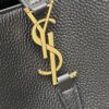LE 37 Small Bucket Bag – Black Suede & Gold