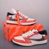 sy_no_C8B86E2EE64B4B5B079E42F4D781E6FF_4 Travis Scott x Air Jordan 1 Low “Year of the Horse” Custom – Red / Sail / Black / Gold