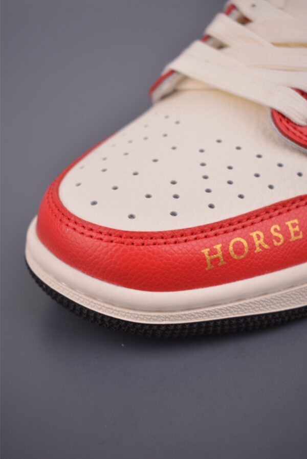 sy_no_C8B86E2EE64B4B5B079E42F4D781E6FF_5 Travis Scott x Air Jordan 1 Low “Year of the Horse” Custom – Red / Sail / Black / Gold
