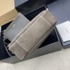sy_no_C8CBE63C2CC97C9A839D474EED7D2576_3 YSL Small Suede Hobo Crossbody Bag – Musk Green & Gold
