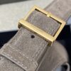 sy_no_C8CBE63C2CC97C9A839D474EED7D2576_5 YSL Small Suede Hobo Crossbody Bag – Musk Green & Gold