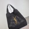 sy_no_C940E565DB07E2C68F621837FA5A1E67_8 Saint Laurent Icare Large Woven Raffia Tote – Black