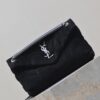 sy_no_C9D95C6A5CD4F741A7D8AC1C333305BA_1 YSL Loulou 29cm Shoulder Bag – Black Suede