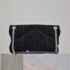 sy_no_C9D95C6A5CD4F741A7D8AC1C333305BA_5 YSL Loulou 29cm Shoulder Bag – Black Suede