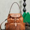 sy_no_CA05EF996645053D6EE89BAA905D989F_0 Miu Miu Medium Calfskin Backpack/Crossbody/Handbag with Crackled Finish