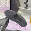 Louis Vuitton LV Trainer Maxi Black & Dark Grey Mixed-Material Sneakers