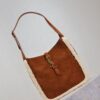 sy_no_CA7C9B1FF7384142BFFD26D05239AC32_1 YSL Le 5 À 7 Shoulder Bag – Mustard Suede with Shearling