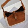 sy_no_CA7C9B1FF7384142BFFD26D05239AC32_4 YSL Le 5 À 7 Shoulder Bag – Mustard Suede with Shearling