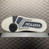 sy_no_CAA2D129AAF4D291293FFEFBFD12BF41_4 Navy Vertical-Stripe Velvet Trainer Sneakers