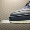 sy_no_CAA2D129AAF4D291293FFEFBFD12BF41_5 Navy Vertical-Stripe Velvet Trainer Sneakers