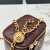 Chanel 21C Mini Vanity Bag – Lambskin Leather with Adjustable Gold Ball Chain