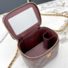 Chanel 21C Mini Vanity Bag – Lambskin Leather with Adjustable Gold Ball Chain