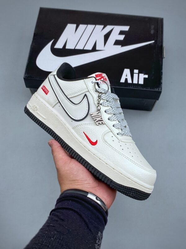 sy_no_CACBA109ECAA823E2476C5E815454D6B_0 Nike Air Force 1 Low Custom Concept – Sail & Black Chain Edition