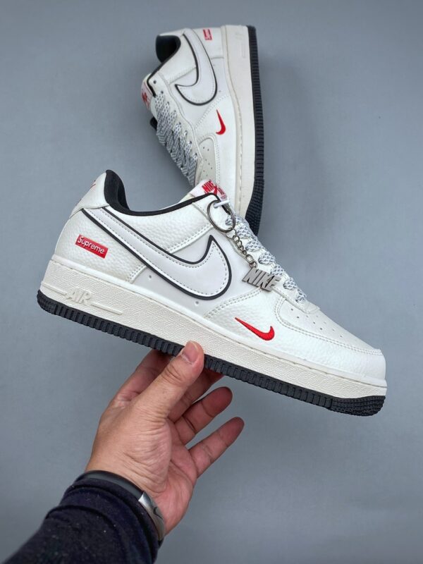 sy_no_CACBA109ECAA823E2476C5E815454D6B_3 Nike Air Force 1 Low Custom Concept – Sail & Black Chain Edition