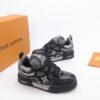 Louis Vuitton LV Skate Black Rhinestone & Frayed Denim Special Edition Sneakers
