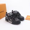 Louis Vuitton LV Skate Black Rhinestone & Frayed Denim Special Edition Sneakers