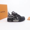 Louis Vuitton LV Skate Black Rhinestone & Frayed Denim Special Edition Sneakers