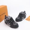 Louis Vuitton LV Skate Black Rhinestone & Frayed Denim Special Edition Sneakers