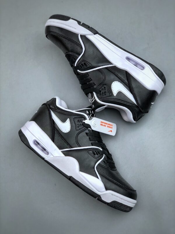 sy_no_CCA78BA61CC208D0E308CC9053CBBFF2_4 Nike Flight Legacy "Black White" Retro Basketball Sneakers