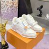 sy_no_CD95B56E2026DABA7E6A05498B911956_1 Louis Vuitton LV Trainer Strap White & Beige/Cream Retro Sneakers